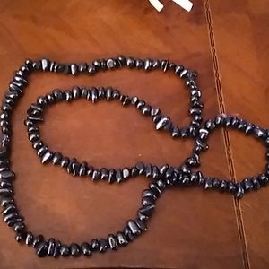 36" Obsidian necklace